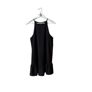 The Impeccable Pig  Halter Ruffle Hem Dress Size M